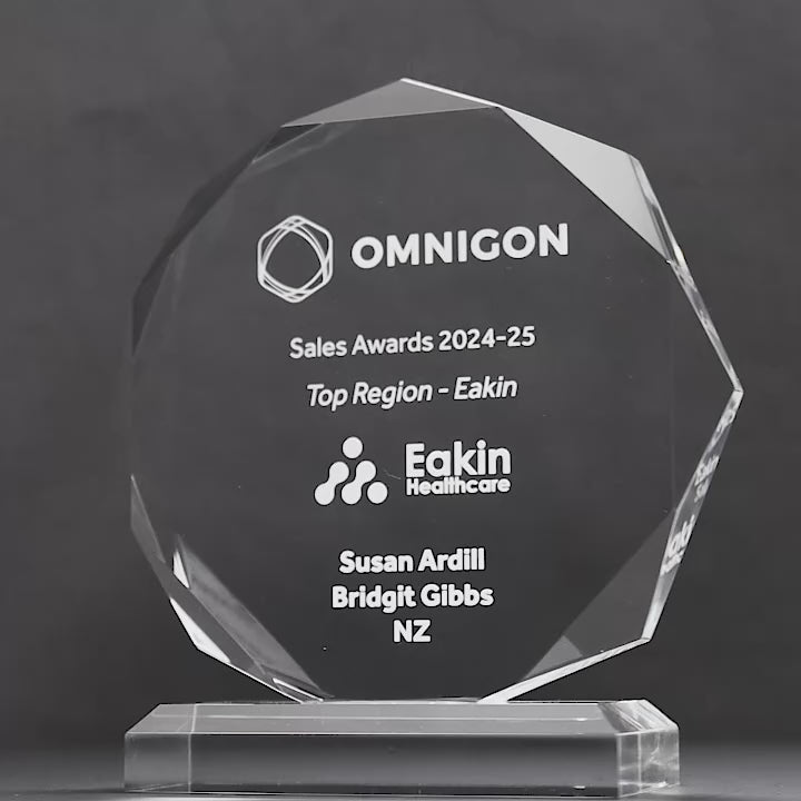 Acrylic Octagon Trophy