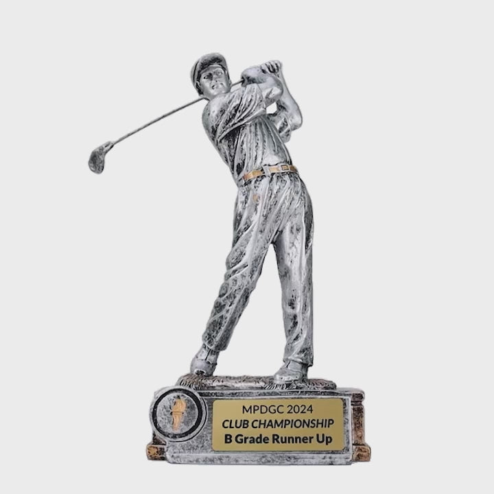 Golf Silver Driver Trophy