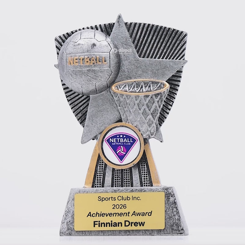 Aerial Netball Trophy - product video