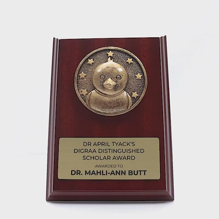 Spartan Duck Plaque