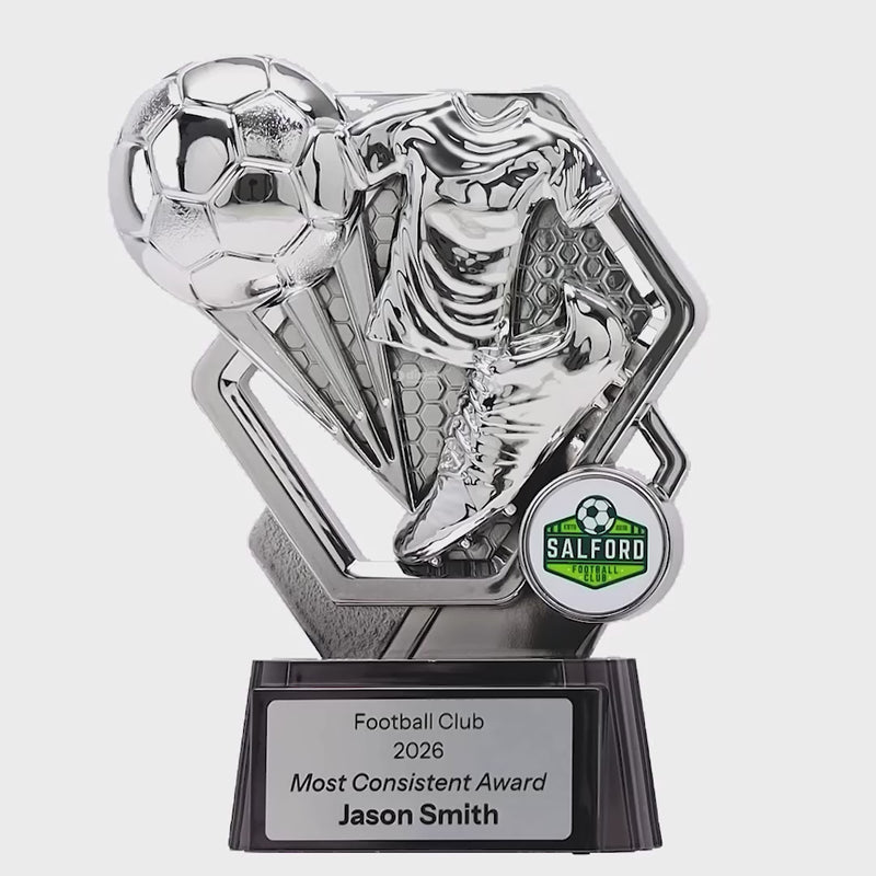 Thunderbolt Football Trophy - product video