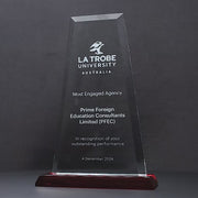 Glass Red Guardian Trophy