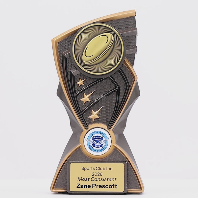 Onyx Rugby Trophy - product video
