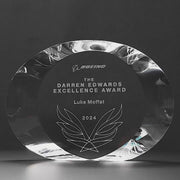 Infiniti Crystal Oval Trophy