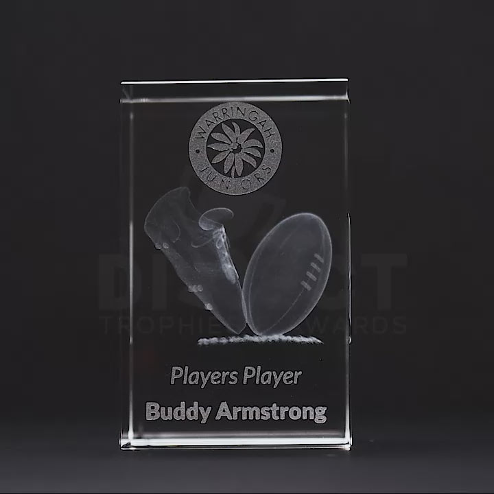 Rugby Crystal Block