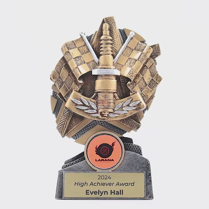 Surgestar Motorsports Spark Plug Trophy