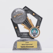 Sunburst Netball Trophy - product video
