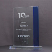 Consera Classic Glass Blue Trophy