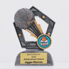 Sunburst Basketball Trophy - product video