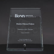 Prime Glass Plaque Trophy