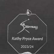 Glass Medal Octagon