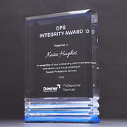 Acrylic Blue Pulse Trophy