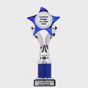 Crenelle Silver Blue Cup