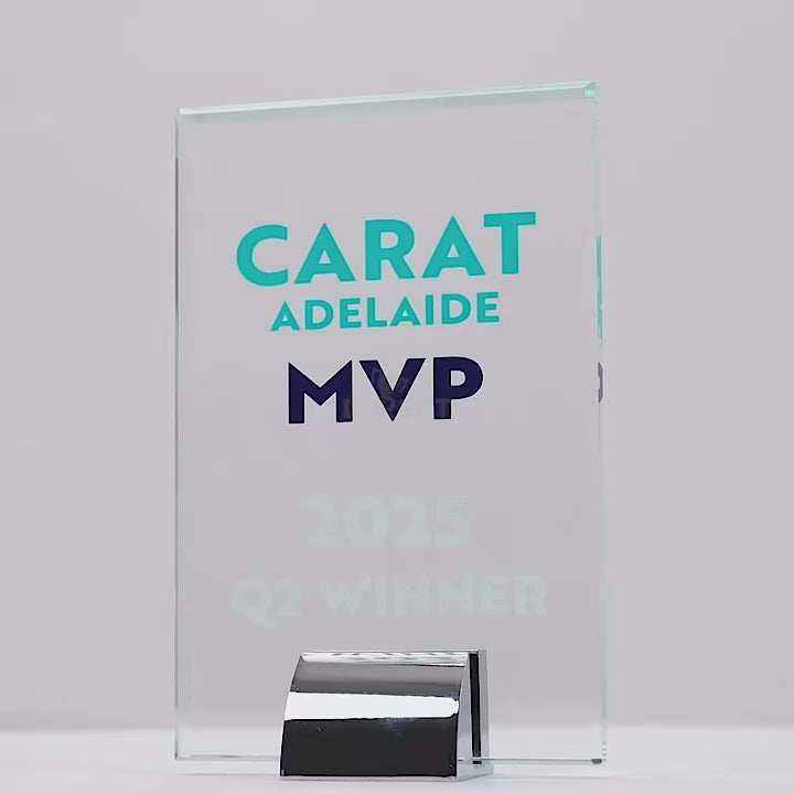 Aspire Classic Glass Colour Trophy