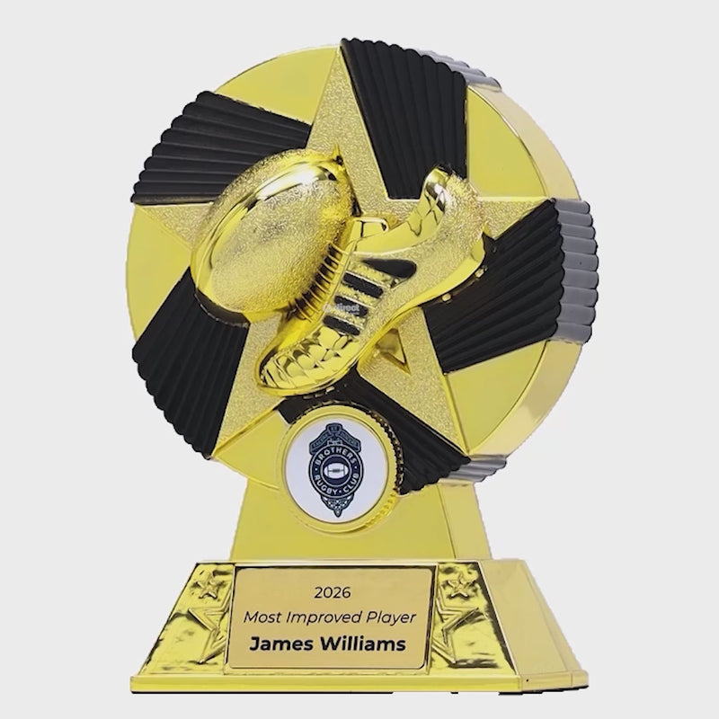 Chevron Rugby Trophy - product video
