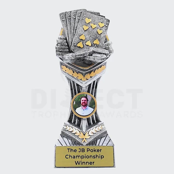 Falcon Tower Poker Trophy
