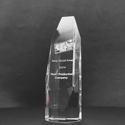 Crystal Octagon Tower Trophy