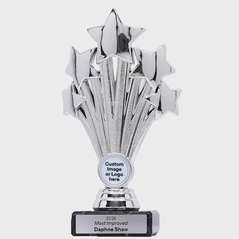 Starburst Silver Trophy - product video