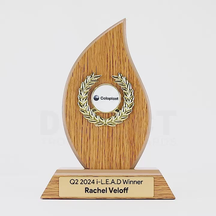 Tribuna Wood Flame Trophy