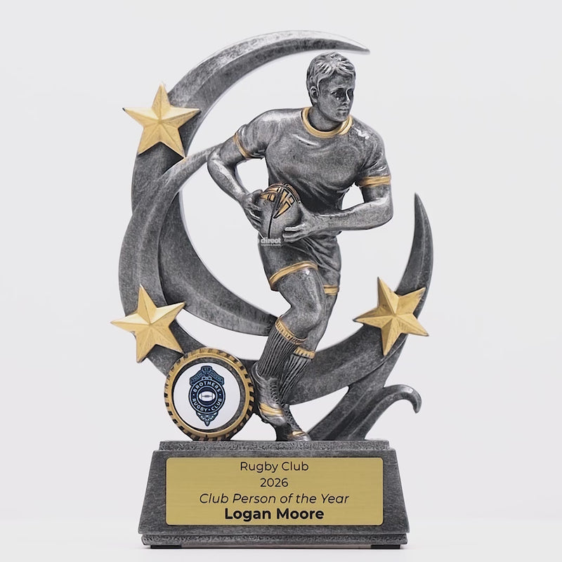 Sabre Rugby Male Trophy - product video
