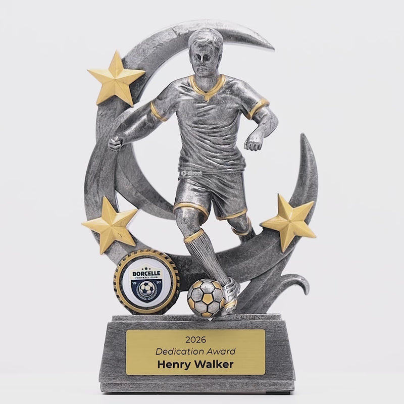 Sabre Football Male Trophy - product video
