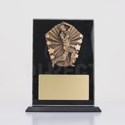 Cosmos Glass Cricket Female Bowler