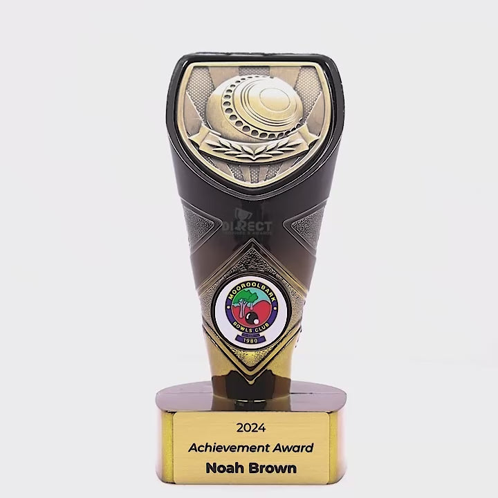 Serpent Lawn Bowl Ball Trophy