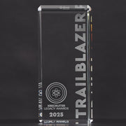 Crystal Clarity Rectangle Trophy