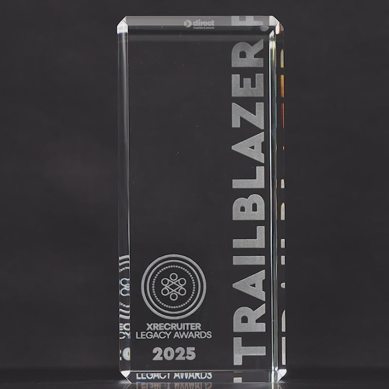 Crystal Clarity Rectangle Trophy