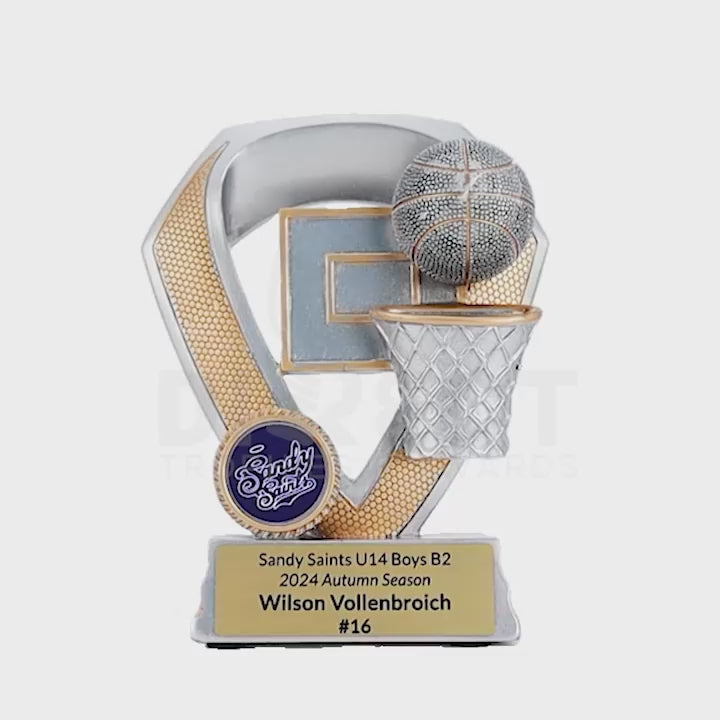 Shield Basketball Trophy