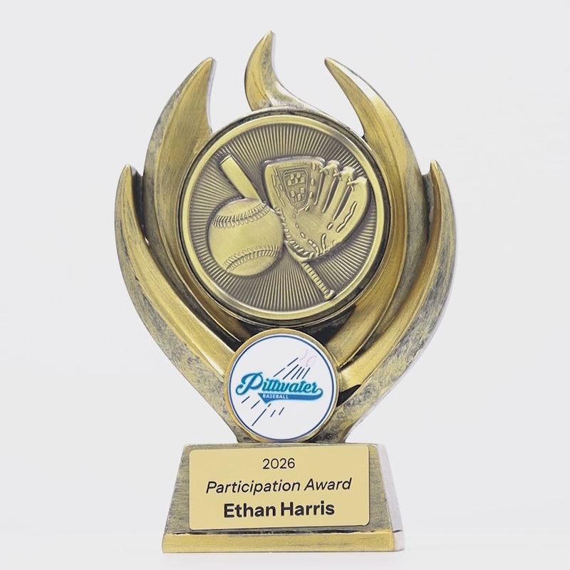 Vesta Baseball Trophy - product video