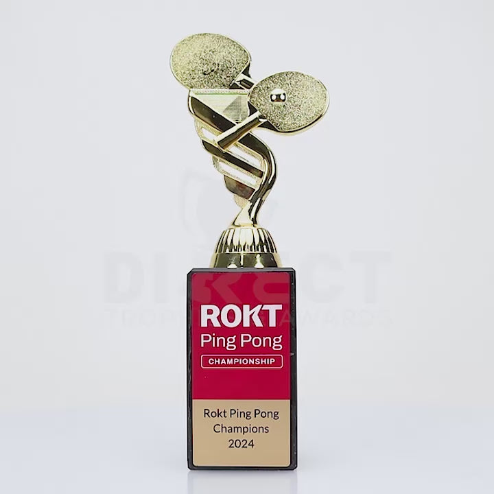 Table Tennis Figroph Gold Trophy