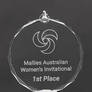 Crystal Round Medal