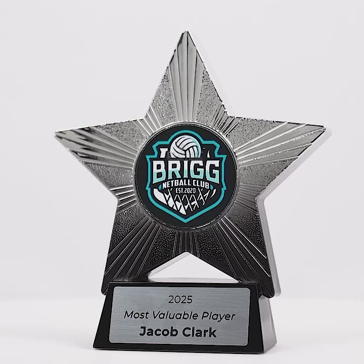 Gemara Star Black Silver Trophy