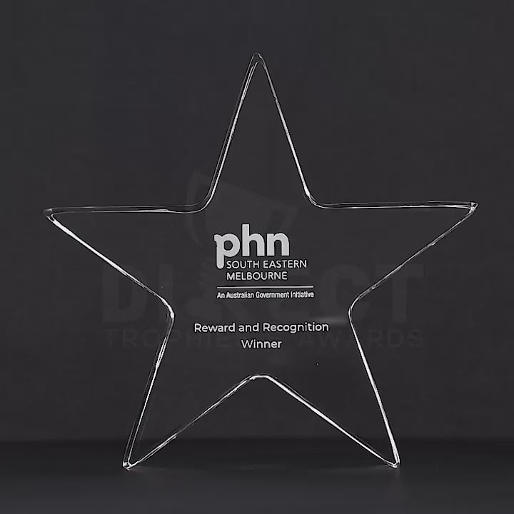 Acrylic Star Trophy