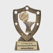 Basketball Gold Shield