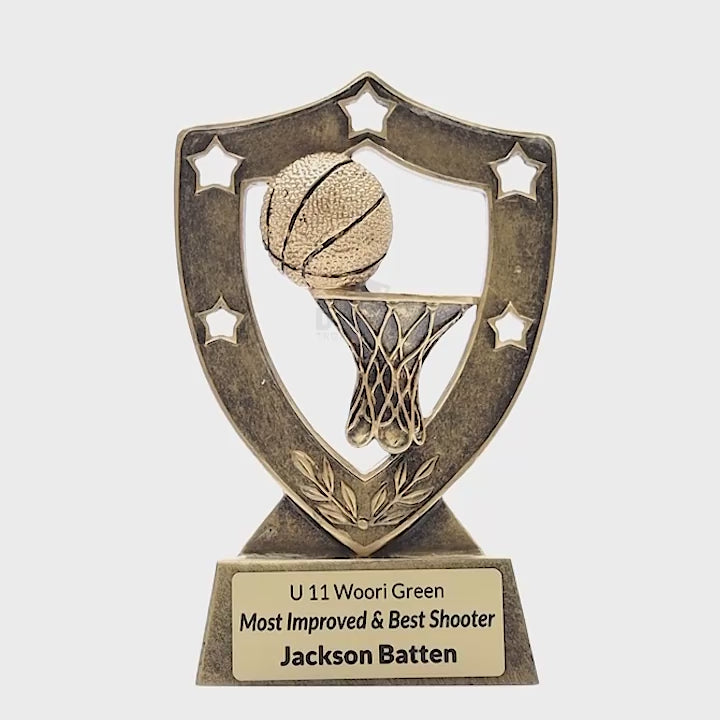 Basketball Gold Shield