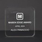 Acrylic Paperweight Trophy