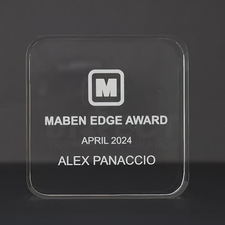 Acrylic Paperweight Trophy