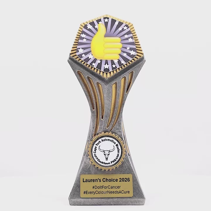 Thumbs up Emoji Trophy - product video