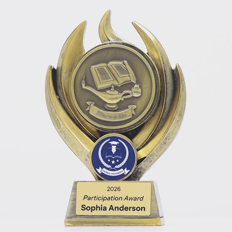 Vesta Lamp of Knowledge Trophy - product video