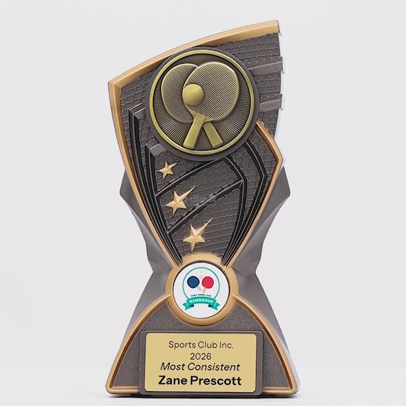 Onyx Table Tennis Trophy - product video