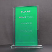 Altra Classic Glass Green Trophy