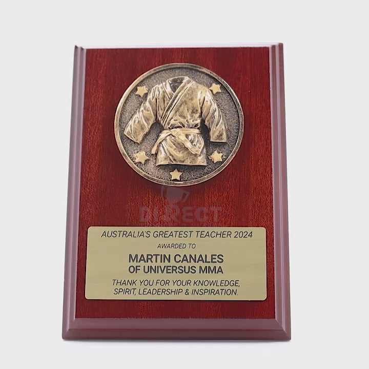 Spartan Martial Arts Plaque