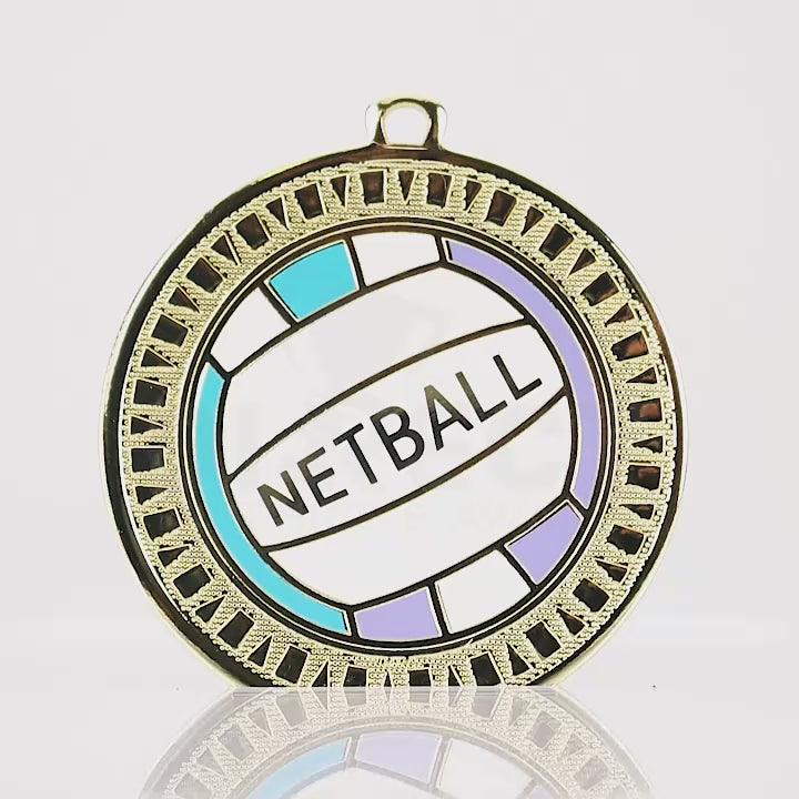 Ignition Netball Shiny Gold Medal