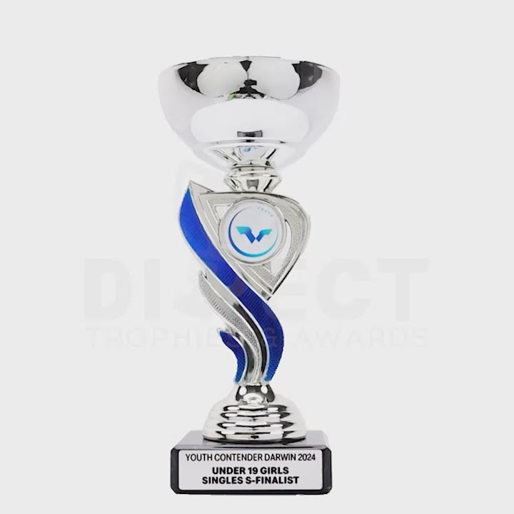 Galactic Silver Blue Cup