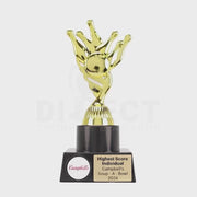 Ten Pin Figroph Gold Trophy