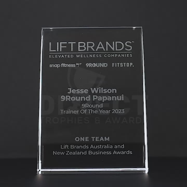 Crystal Wedge Trophy