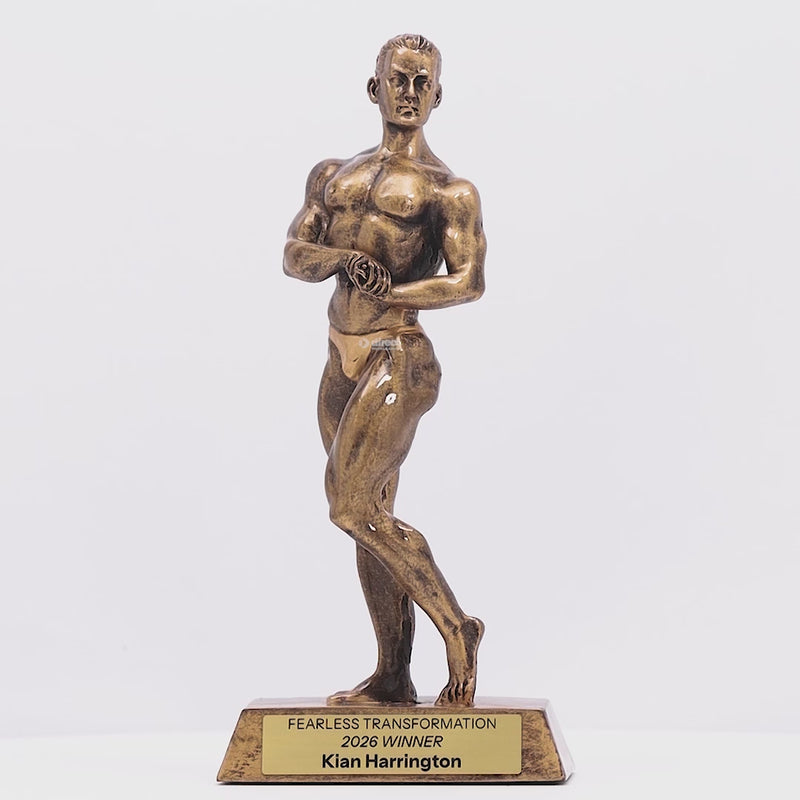 Bodybuilding Male Trophy - product video