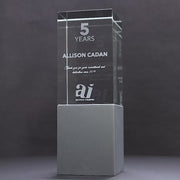 Foundry Crystal Block Trophy